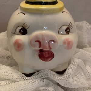 Vintage ceramic Piggy Bank, Walls Japan